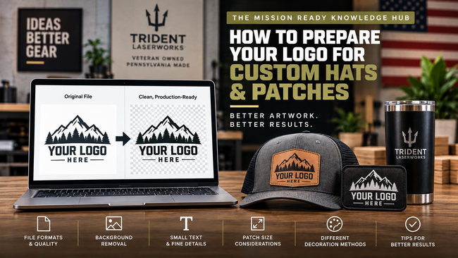 How to prepare your logo for custom hats and patches - Trident LaserWorks Mission Ready Knowledge Hub