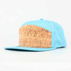 Cork & Baby Blue Performance Hat