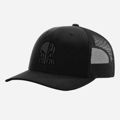 Blacked Out We the People 1776 Trucker Hat