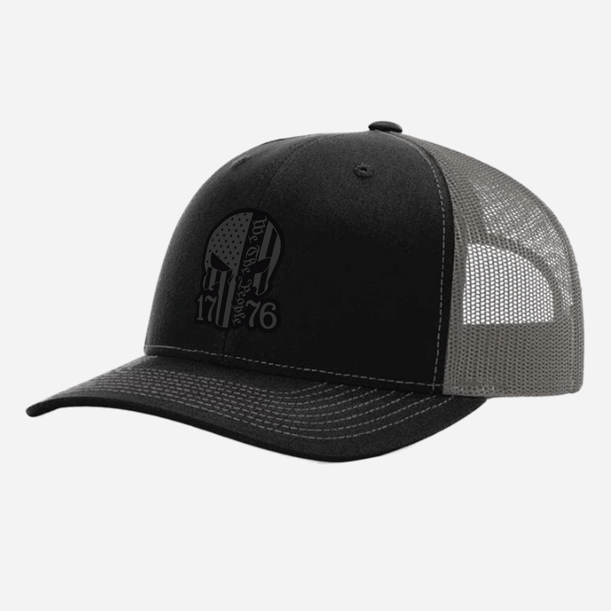 Blacked Out We the People 1776 Trucker Hat