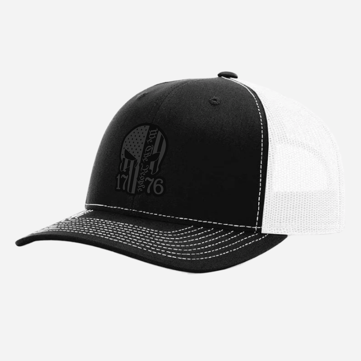 Blacked Out We the People 1776 Trucker Hat