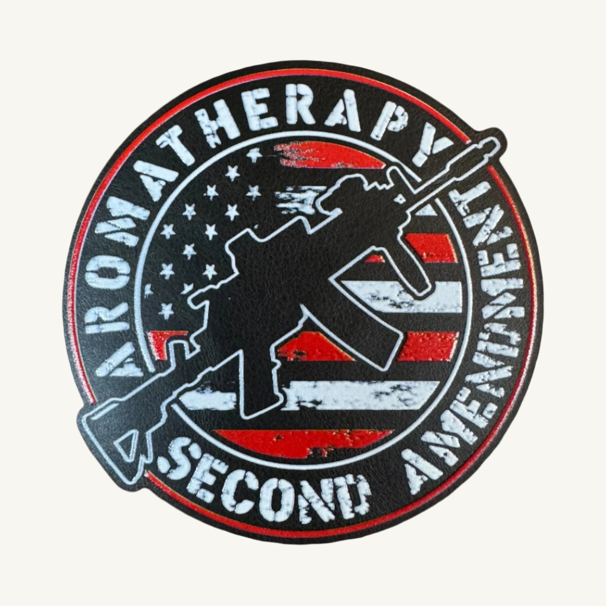 2nd Amendment Aromatherapy UV Printed Leatherette Patch