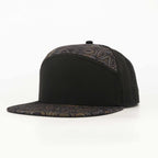 Black & Brown Topographic Performance Hat – Black Back