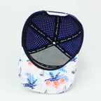 Baby Blue Palm Performance Hat – Navy Back