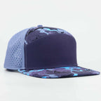 Navy Blue Camo Performance Hat – Blue Back