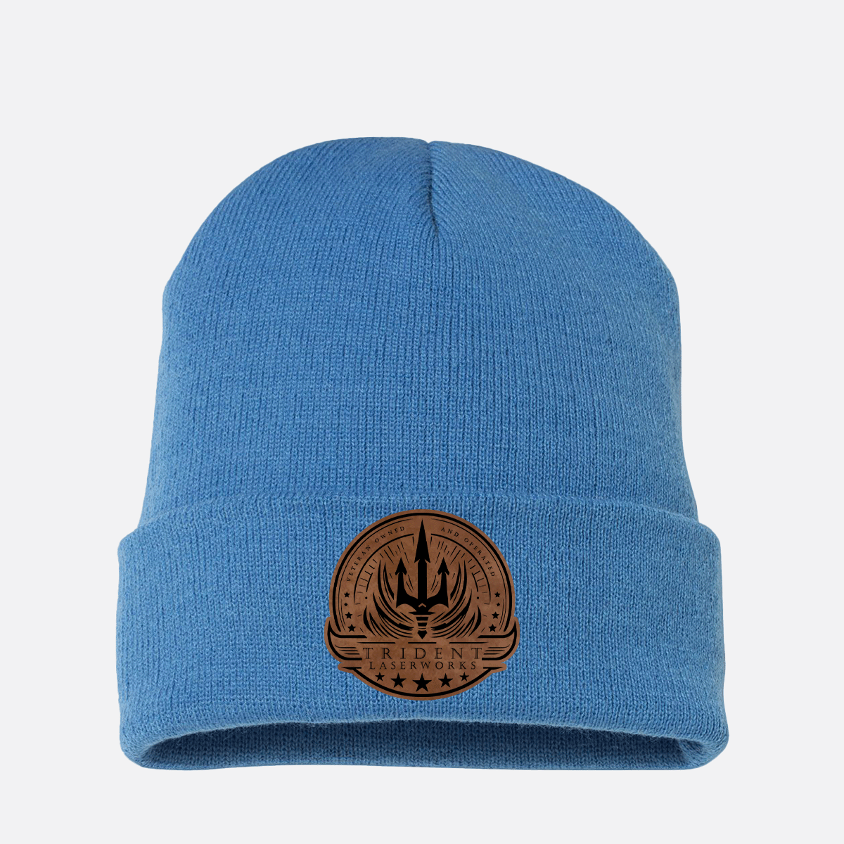 Custom Leatherette Patch Winter Beanies