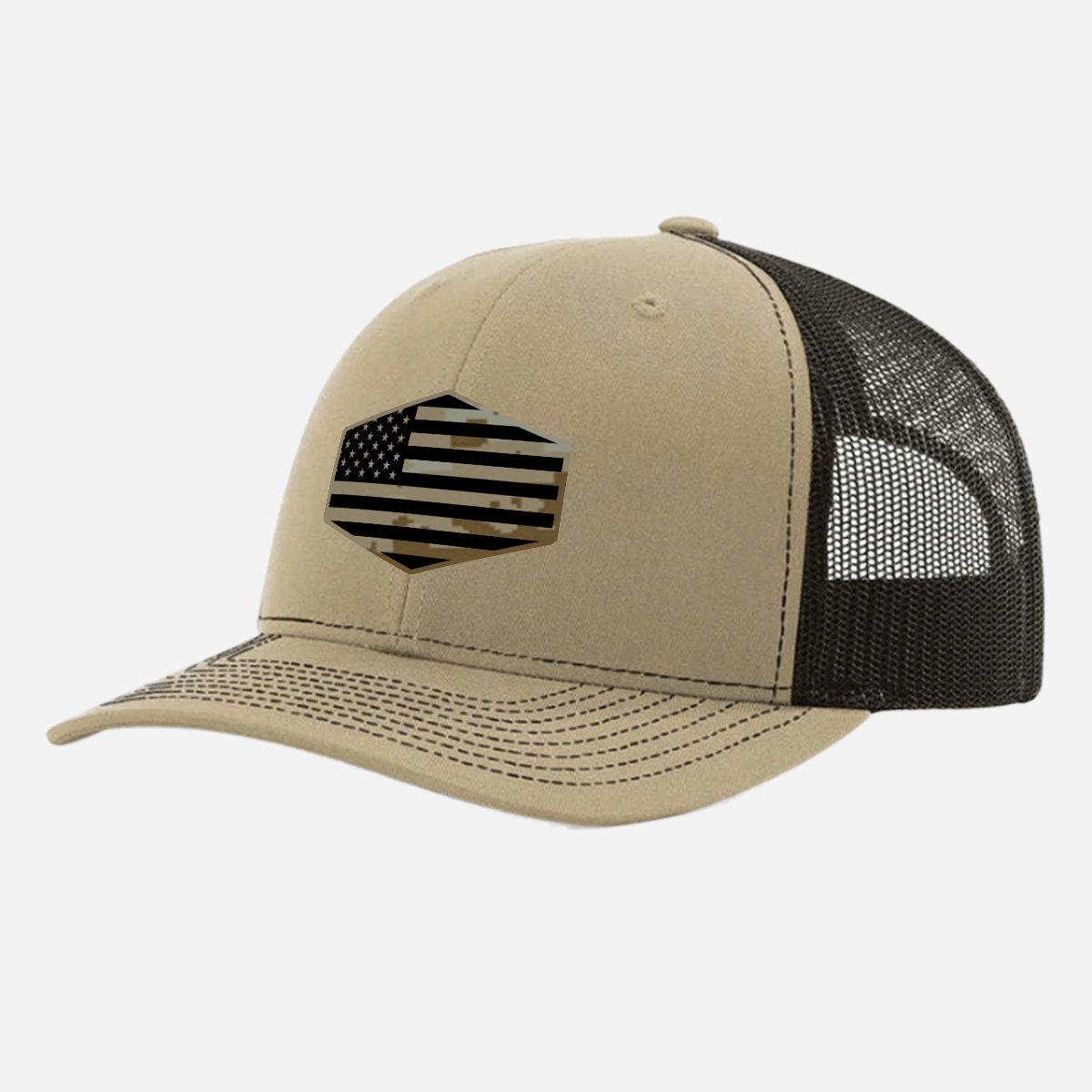 US Flag Digicam Desert Storm Patch Hat