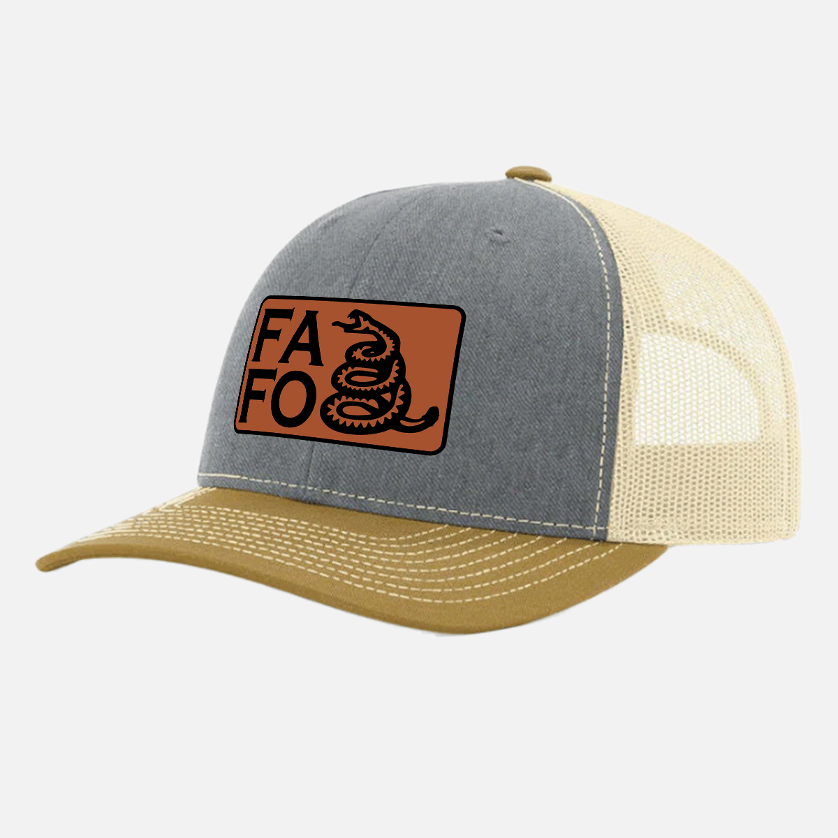FAFO Gadsden Snake Trucker Hat