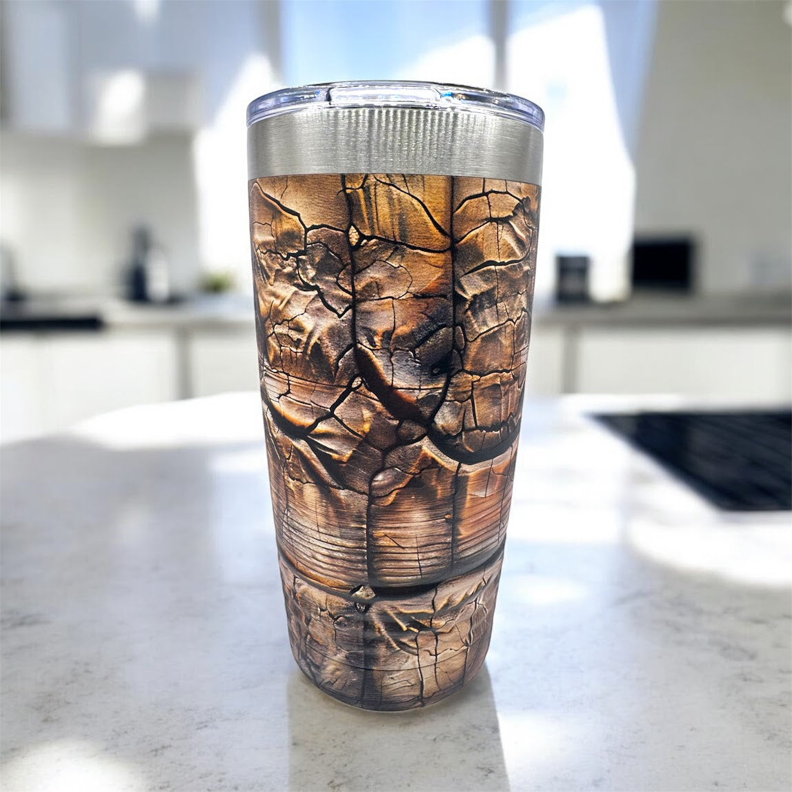 GatorSkin Textured UV Printed Tumbler – Matte Clear Spot Finish