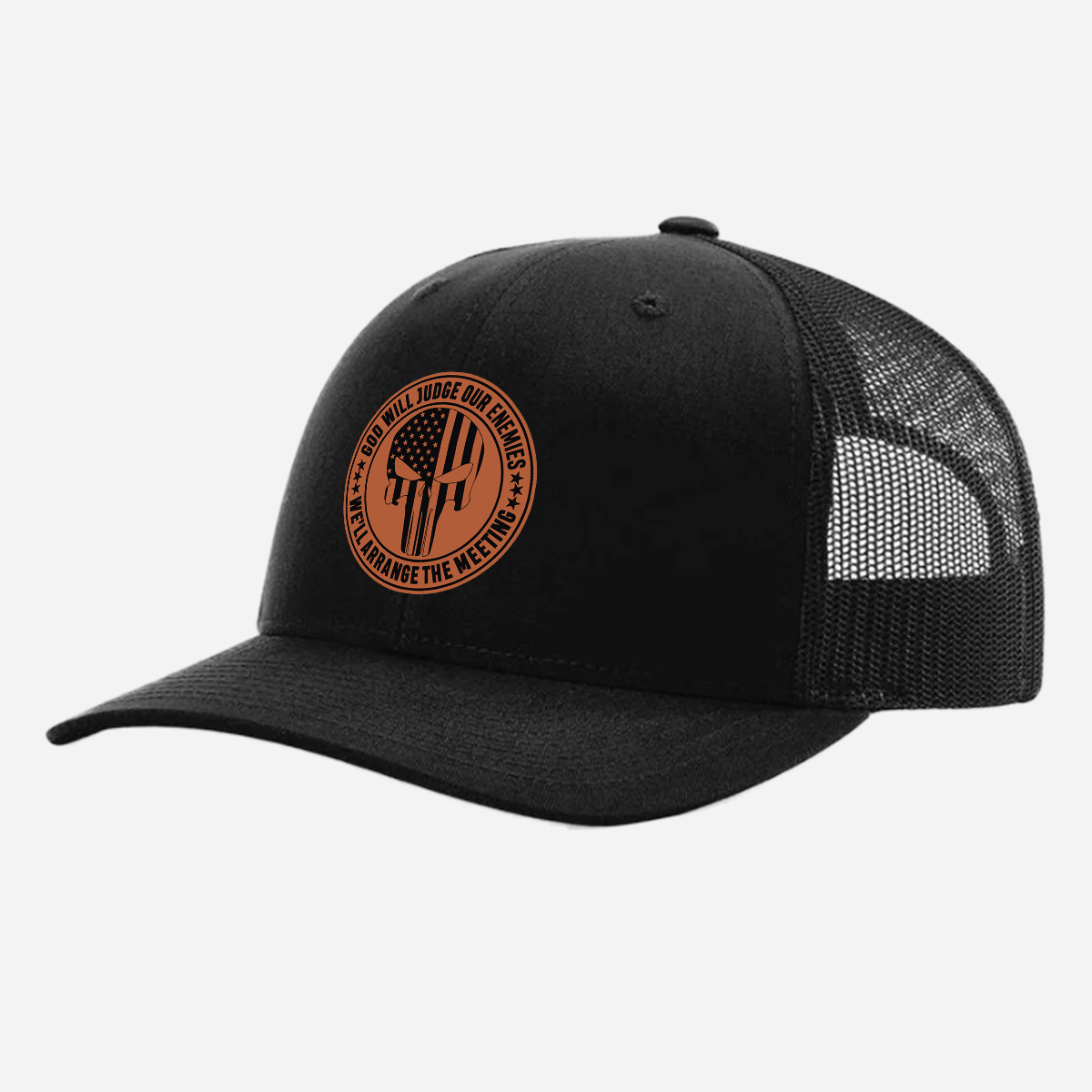 God Will Judge Our Enemies Trucker Hat
