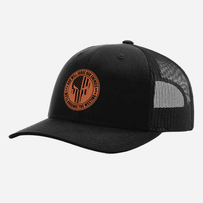 God Will Judge Our Enemies Trucker Hat
