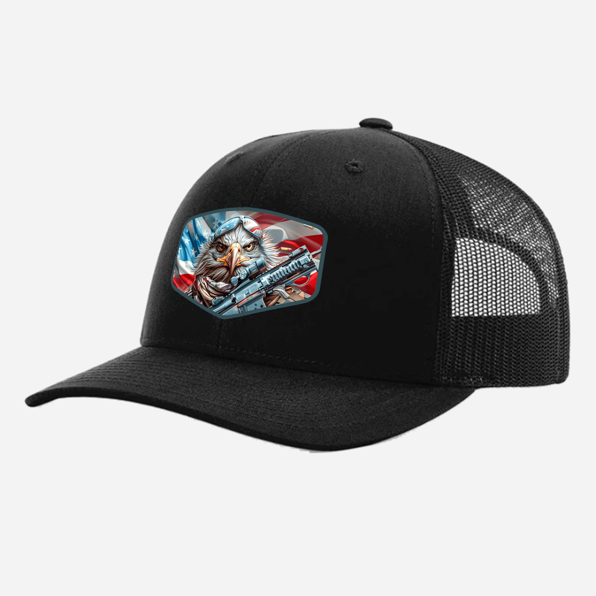 Guardian Eagle UV Printed Leatherette Patch Hat