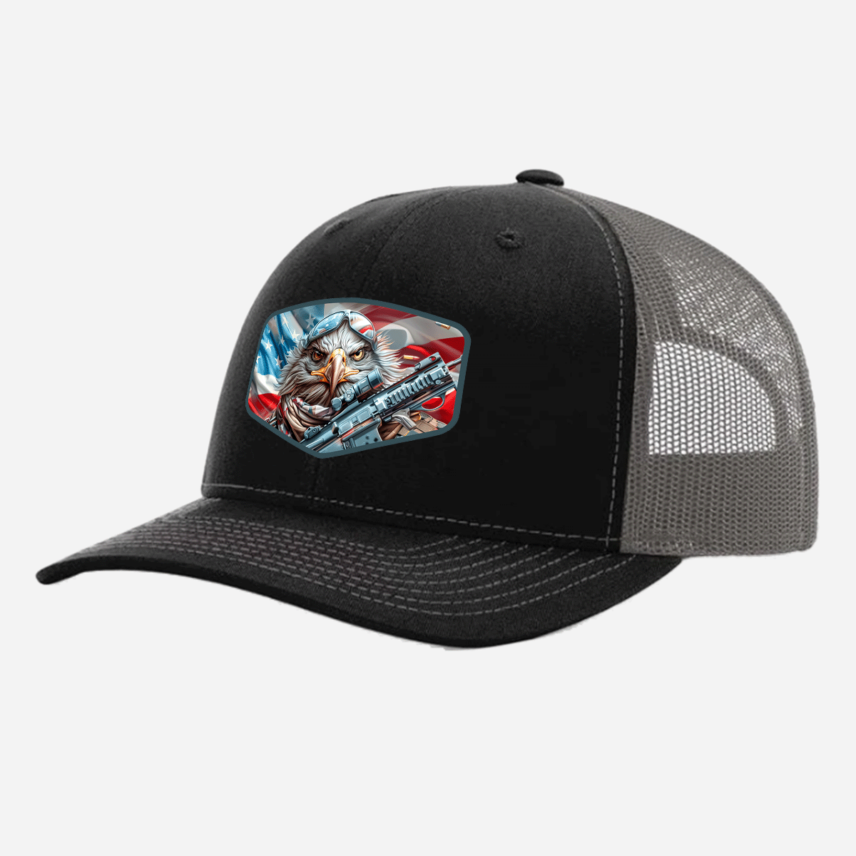 Guardian Eagle UV Printed Leatherette Patch Hat