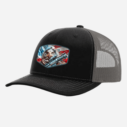Guardian Eagle UV Printed Leatherette Patch Hat
