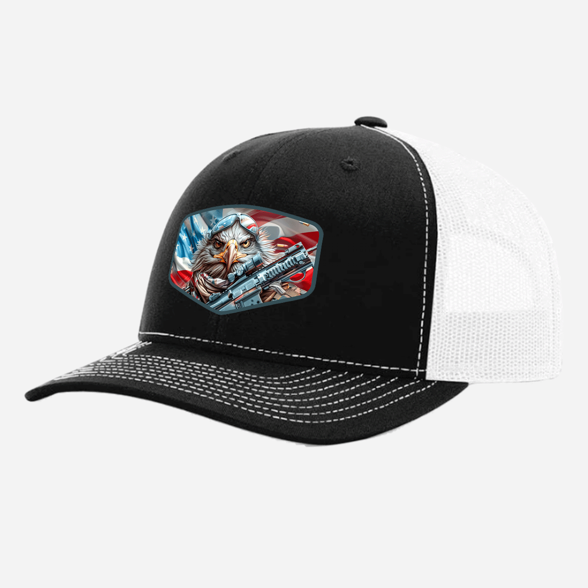 Guardian Eagle UV Printed Leatherette Patch Hat