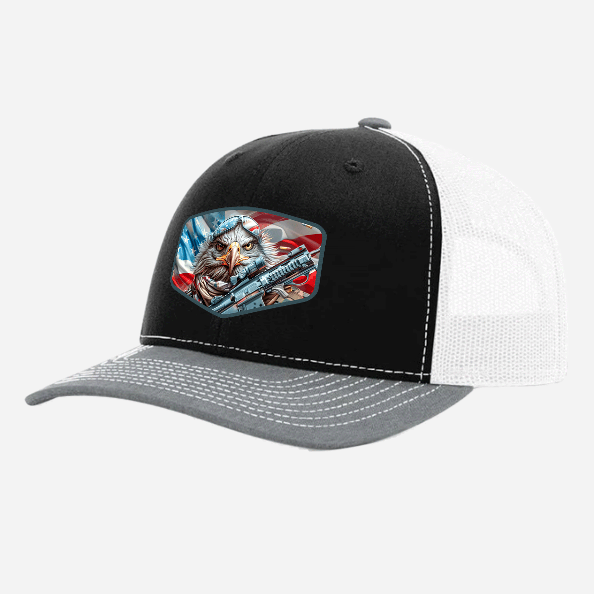 Guardian Eagle UV Printed Leatherette Patch Hat