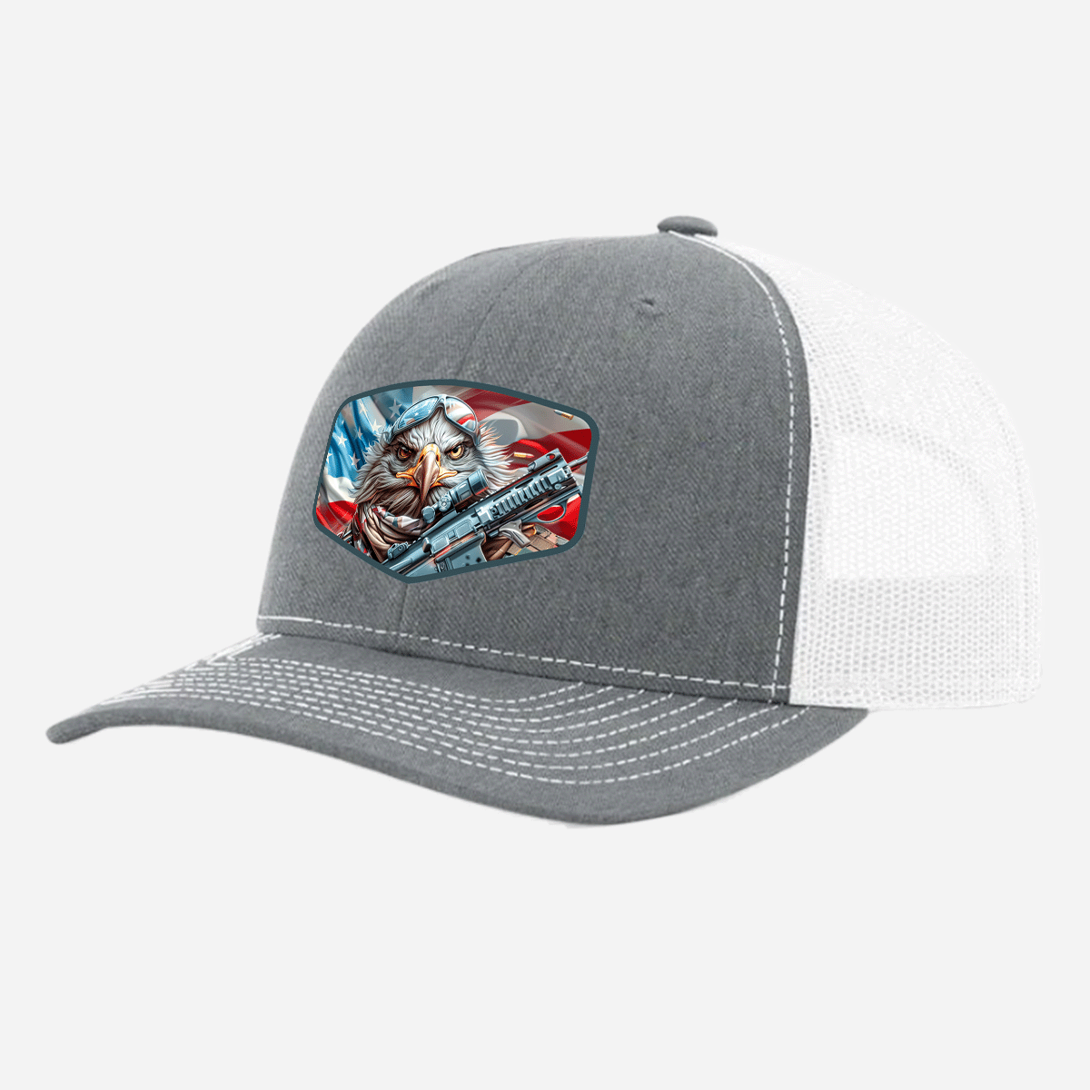 Guardian Eagle UV Printed Leatherette Patch Hat