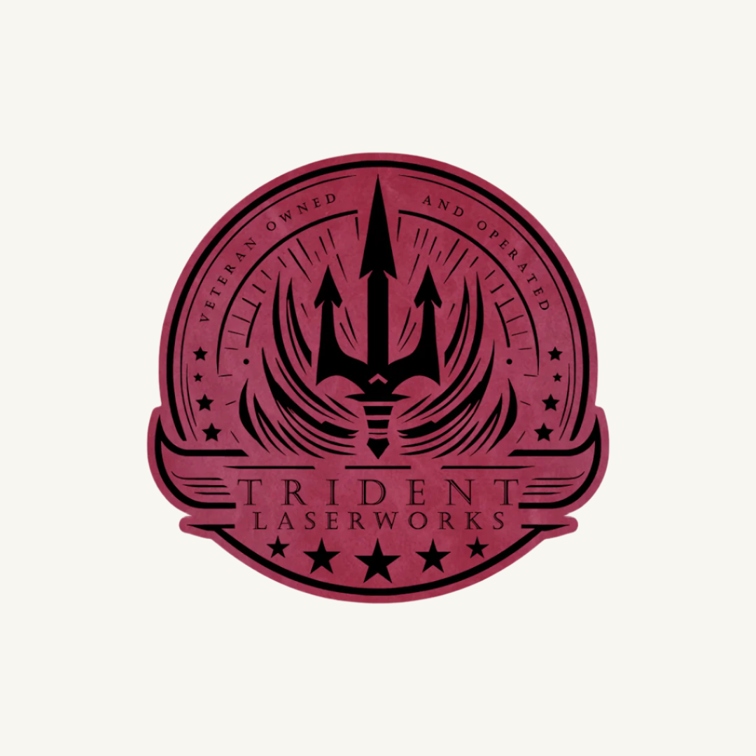 Laser Engraved Leatherette Patches