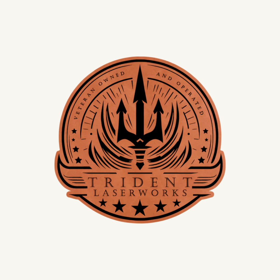 Laser Engraved Leatherette Patches