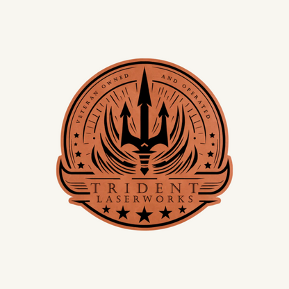 Laser Engraved Leatherette Patches