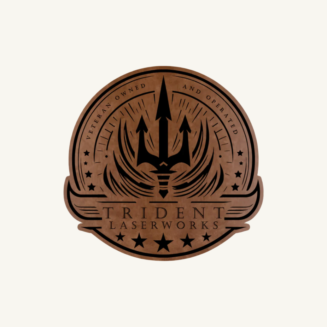 Laser Engraved Leatherette Patches