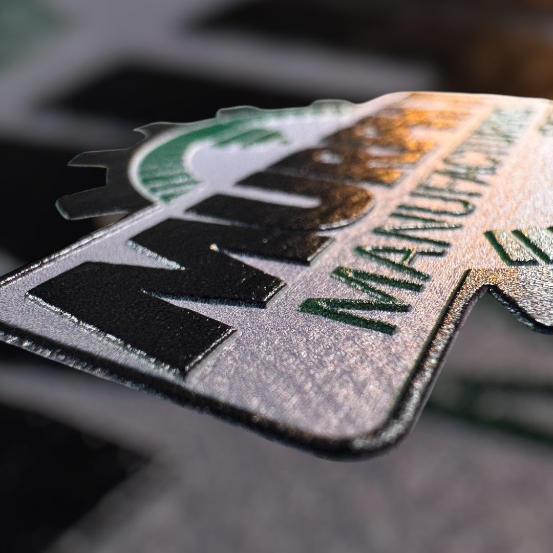 Stacked (3D) UV Printed Leatherette Patches