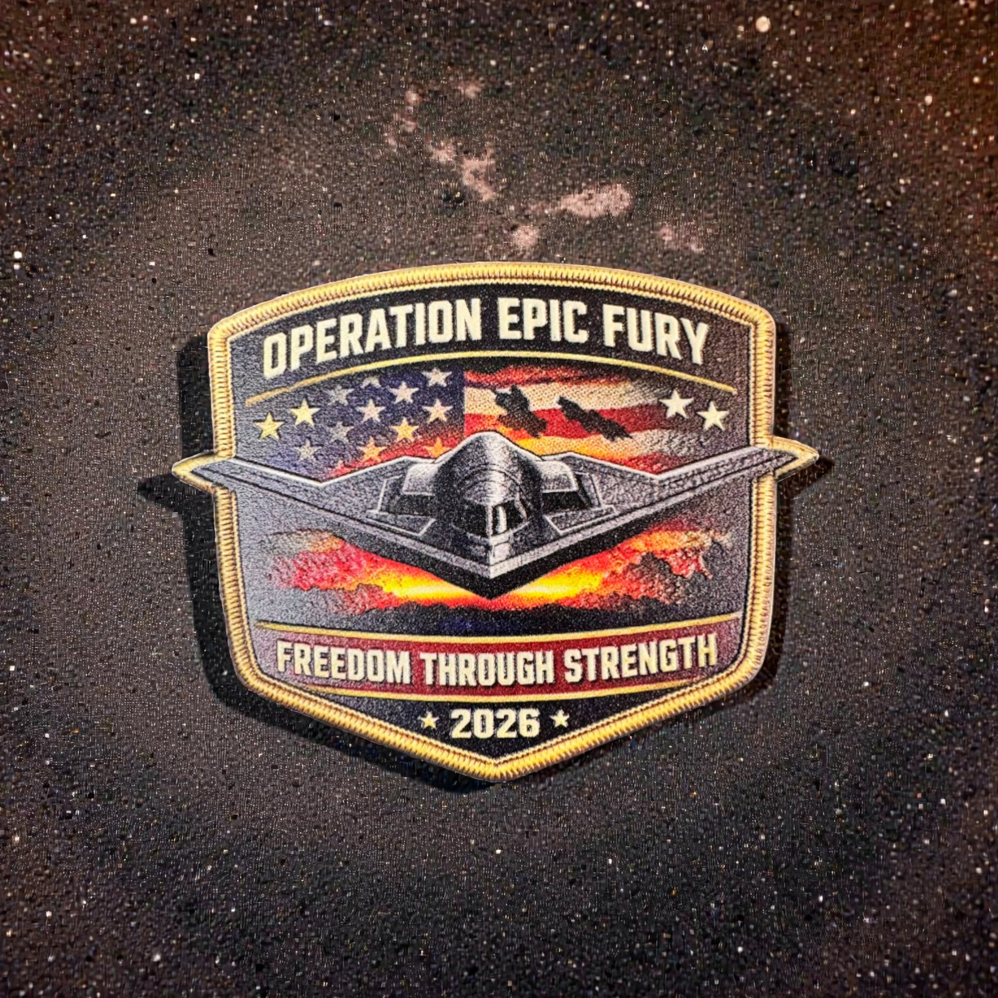 UV Printed Leatherette Patches - Patriotic & 2A Designs