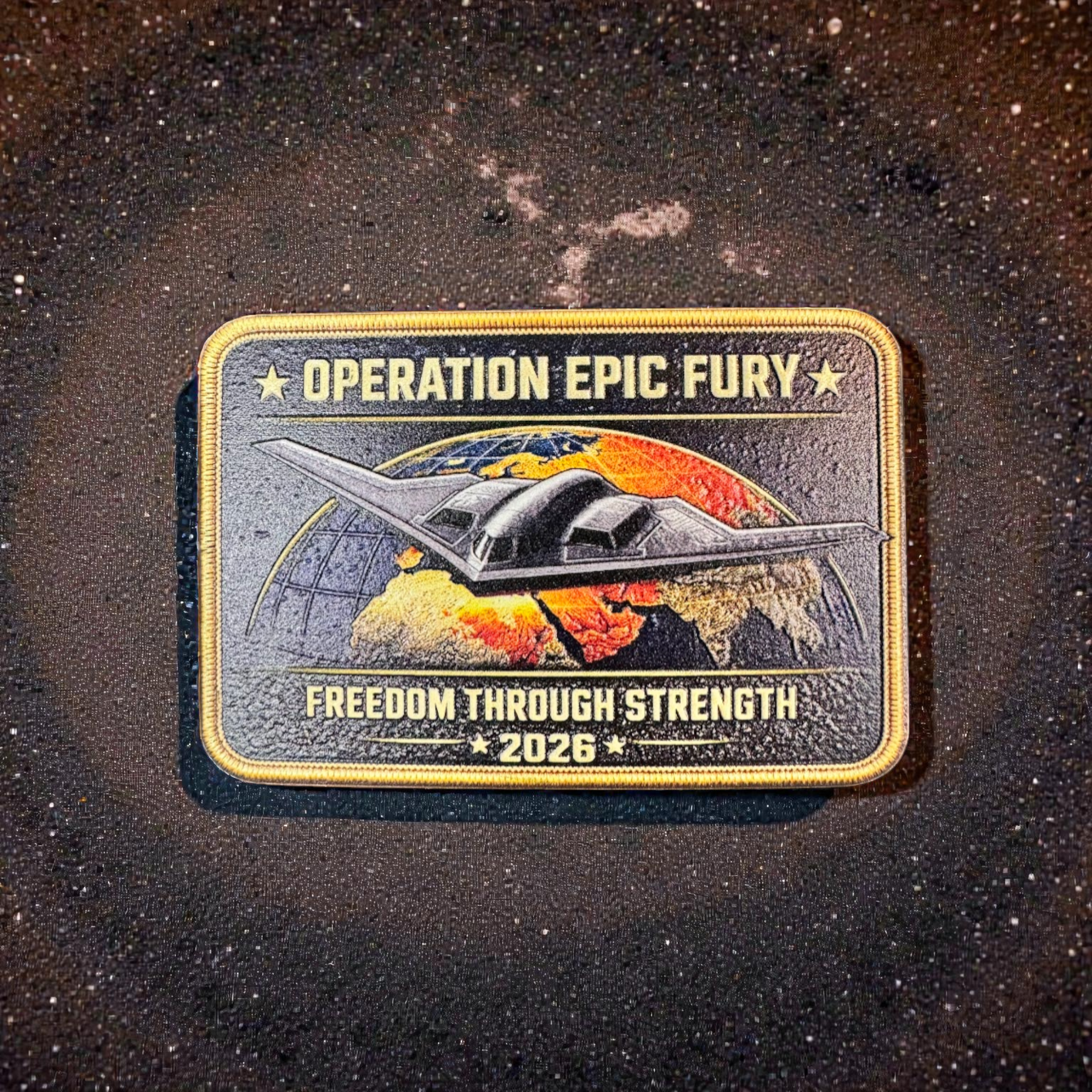 UV Printed Leatherette Patches - Patriotic & 2A Designs