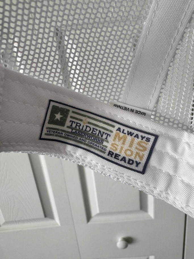 Custom Interior Hat Labels — UV Printed Canvas, Peel & Stick Application