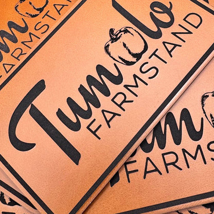 Laser Engraved Leatherette Patches