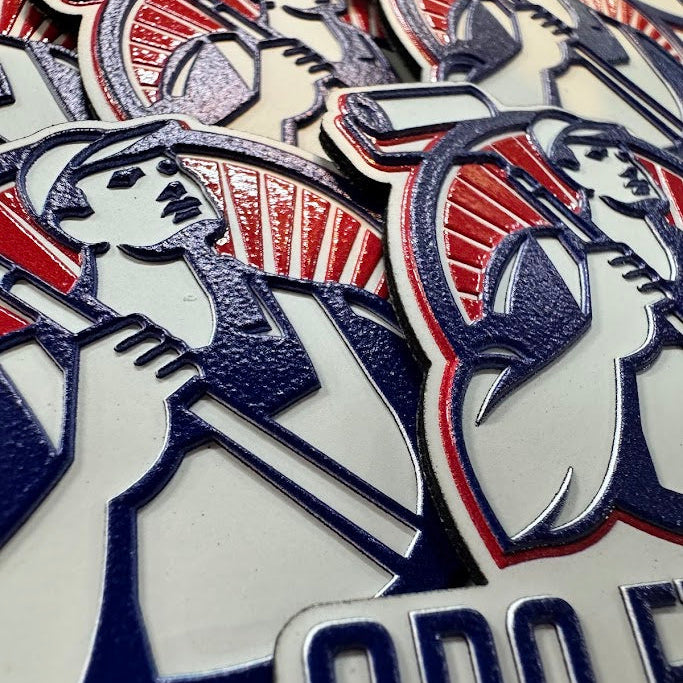 Textured (3D) UV Printed Leatherette Patches