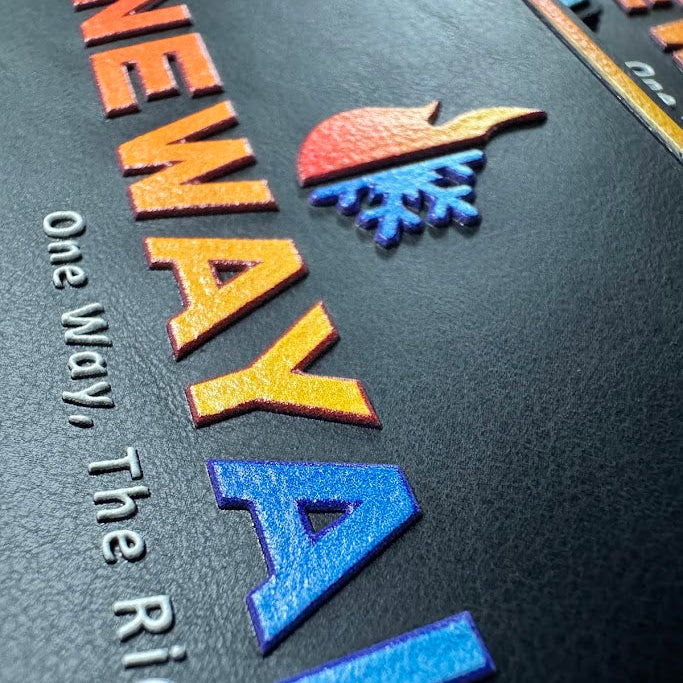 Textured (3D) UV Printed Leatherette Patches