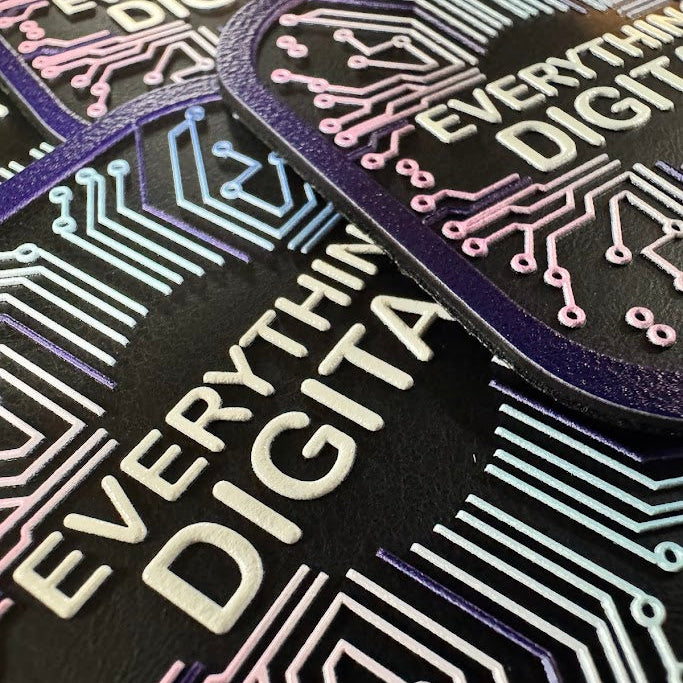 Textured (3D) UV Printed Leatherette Patches