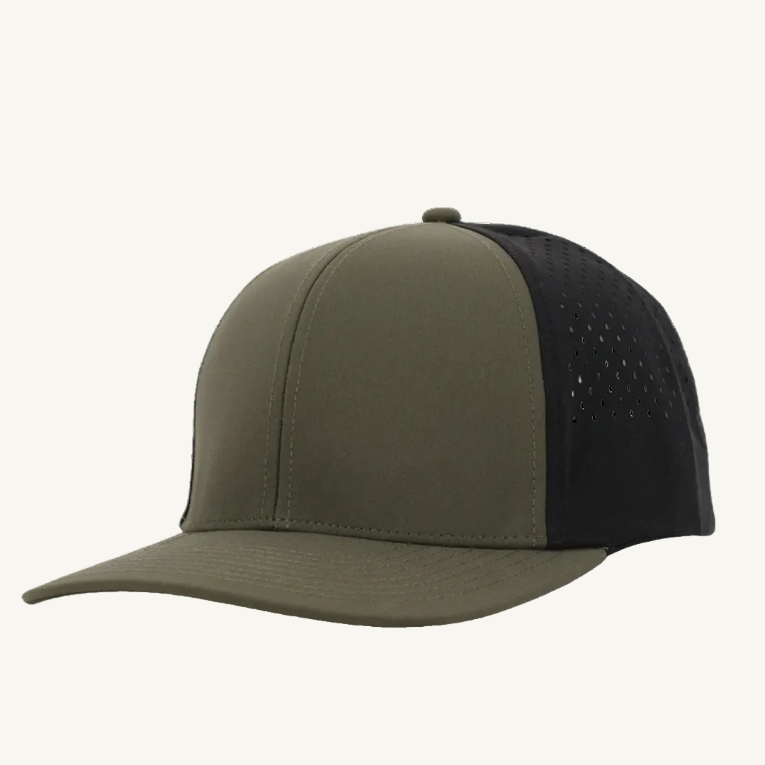 Olive/Black 6 Panel