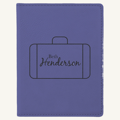 Leatherette Passport Holders (Set of 6)