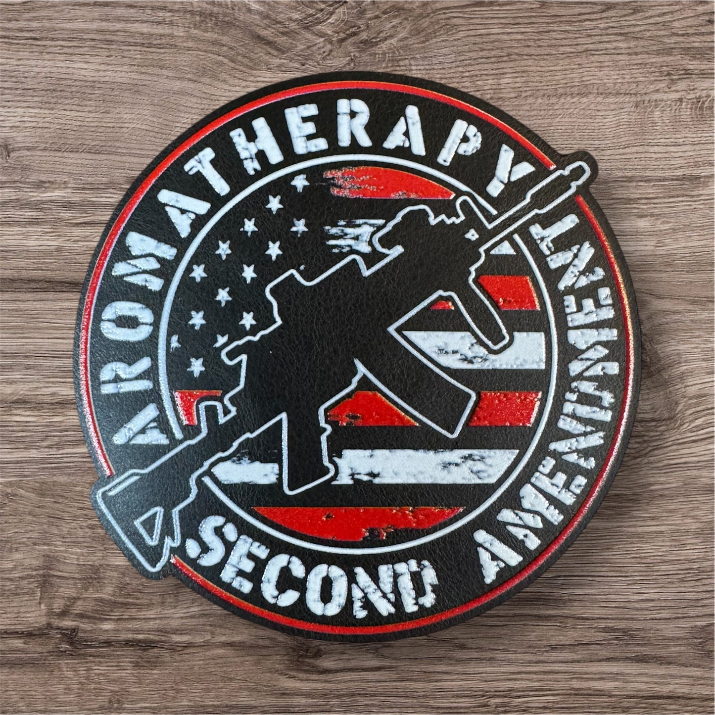 UV Printed Leatherette Patches - Patriotic & 2A Designs