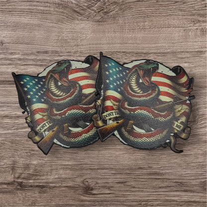 UV Printed Leatherette Patches - Patriotic & 2A Designs