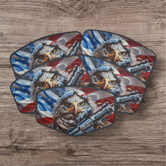 UV Printed Leatherette Patches - Patriotic & 2A Designs