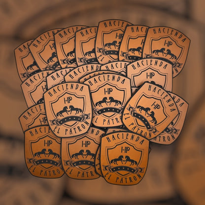 Laser Engraved Leatherette Patches