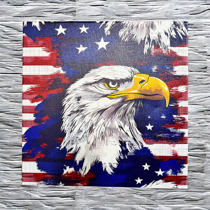 UV Printed Bald Eagle Art Canvas