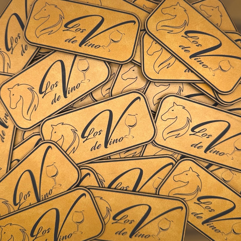 Laser Engraved Leatherette Patches