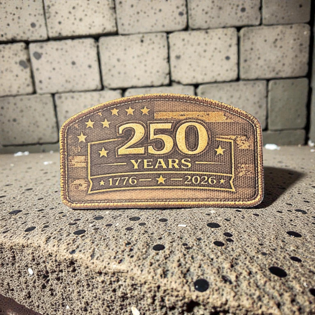 America 250 Anniversary Textured UV Printed Patch Collection (1776–2026)