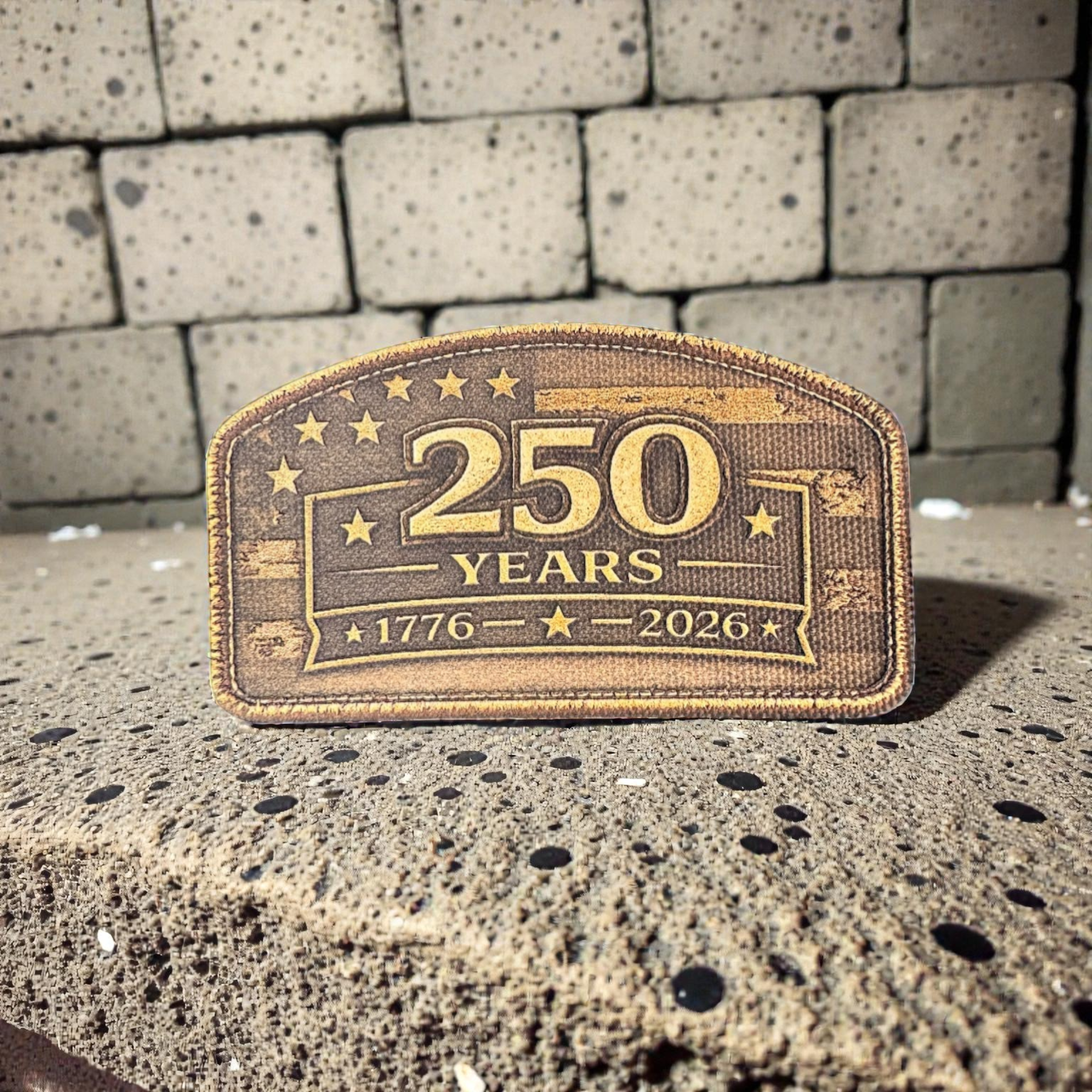 America 250 Anniversary Textured UV Printed Patch Collection (1776–2026)