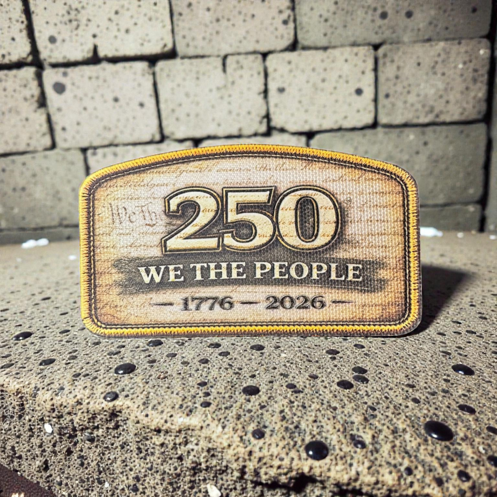 America 250 Anniversary Textured UV Printed Patch Collection (1776–2026)