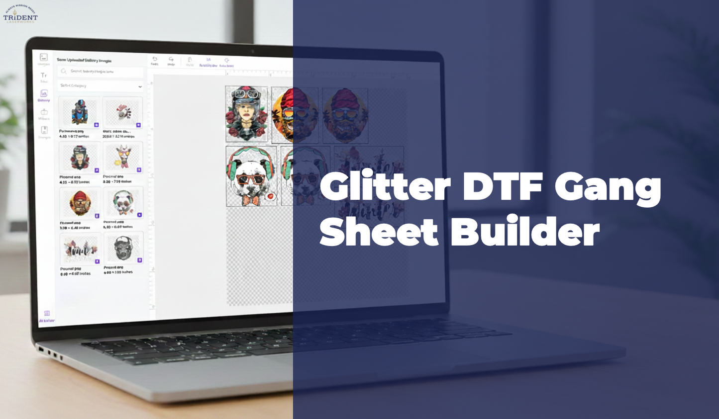 Glitter DTF Gang Sheet Builder