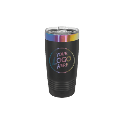 Custom Branded 20oz Polar Camel ION Plated Ringneck Tumblers