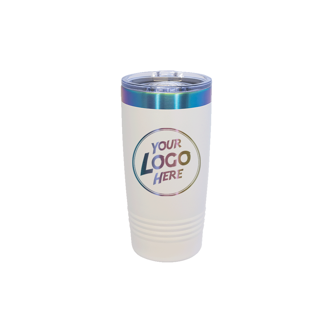 Custom Branded 20oz Polar Camel ION Plated Ringneck Tumblers