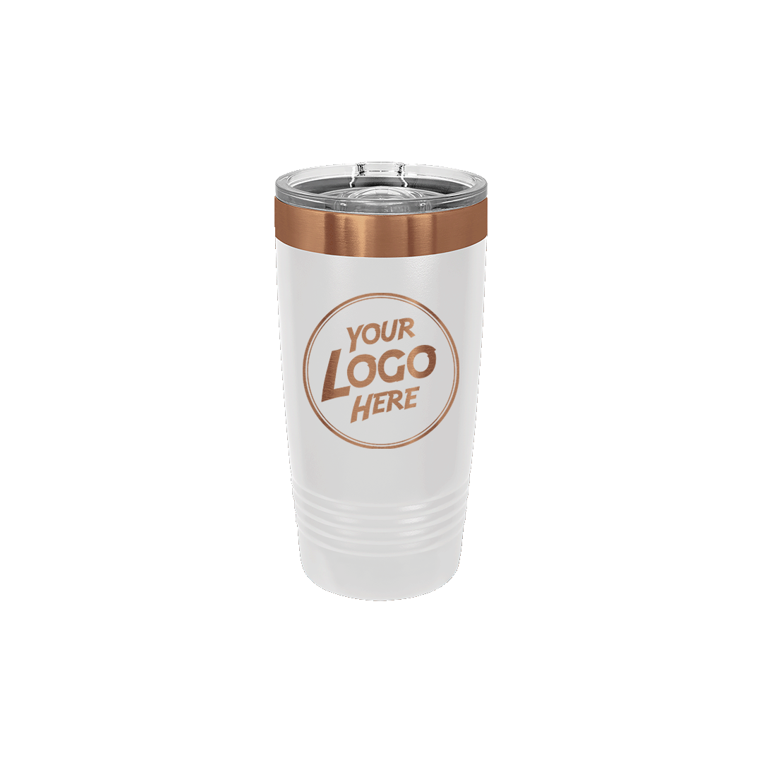 Custom Branded 20oz Polar Camel ION Plated Ringneck Tumblers