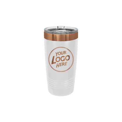 Custom Branded 20oz Polar Camel ION Plated Ringneck Tumblers