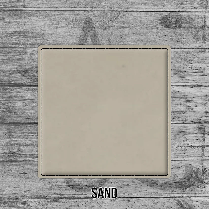 6 Pack of Branded Leatherette Coasters